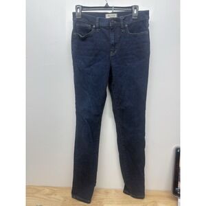 MADEWELL‎ 9" Mid-Rise Skinny Jeans in Larkspur Wash Stretch Denim Size 28 #26